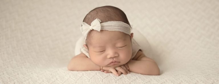 Is 1 month too old for posed newborn pictures? Vancouver Baby Photographer